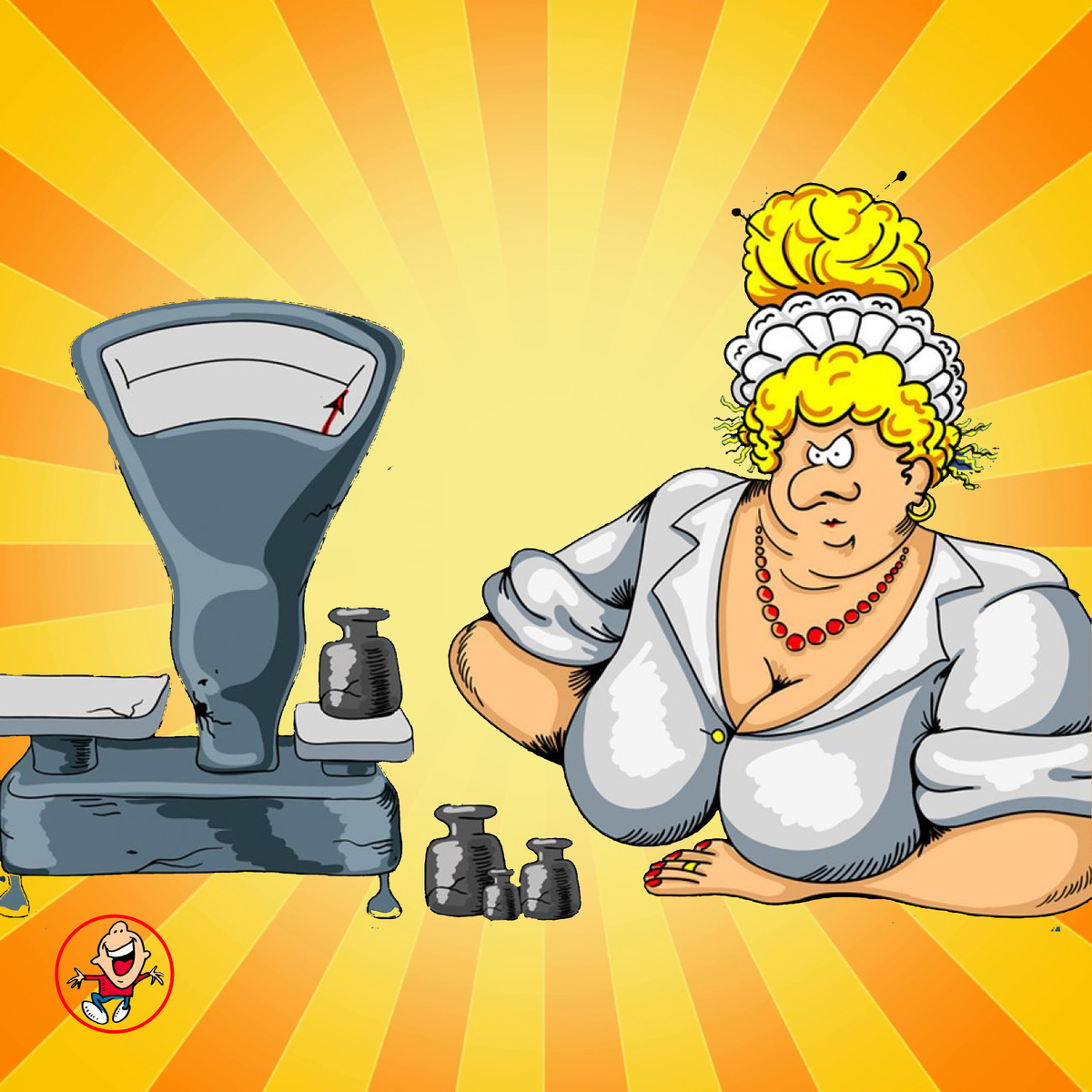 Анекдоты про злую продавщицу, Свежие, Смешные, Позитив, Веселье, Юмор, Шутки, Хах