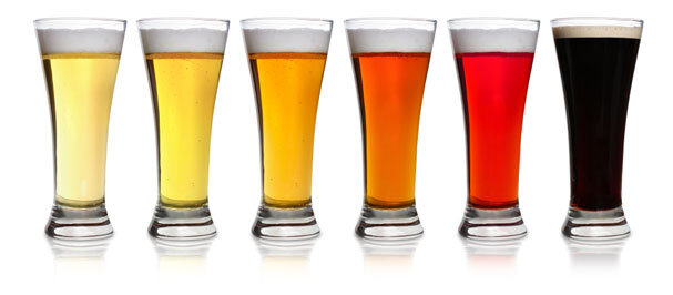 Различие в цвете пива