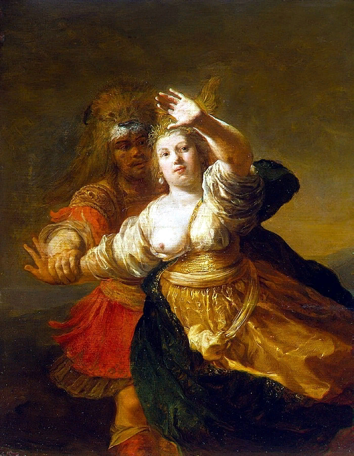 Николаус Кнюпфер, "Геркулес отнимает пояс у Ипполиты", 1640-е гг.