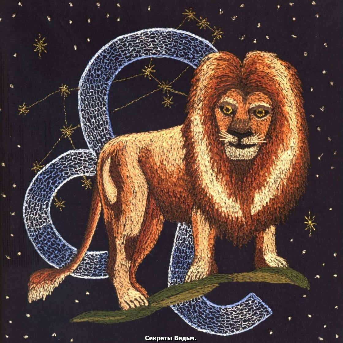 Знак зодиака лев.
