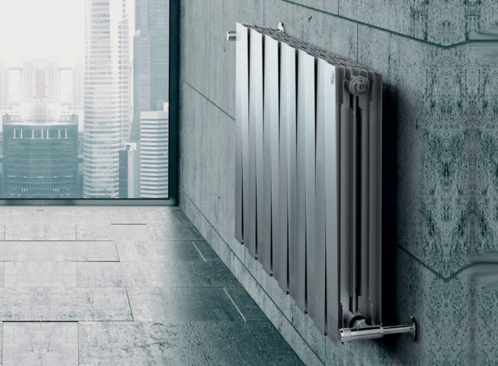 Биметаллический дизайн-радиатор Royal Thermo PianoForte Silver Satin