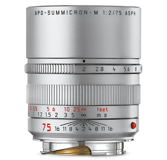 
Leica APO-Summicron-M 75mm f/2 ASPH Silver 