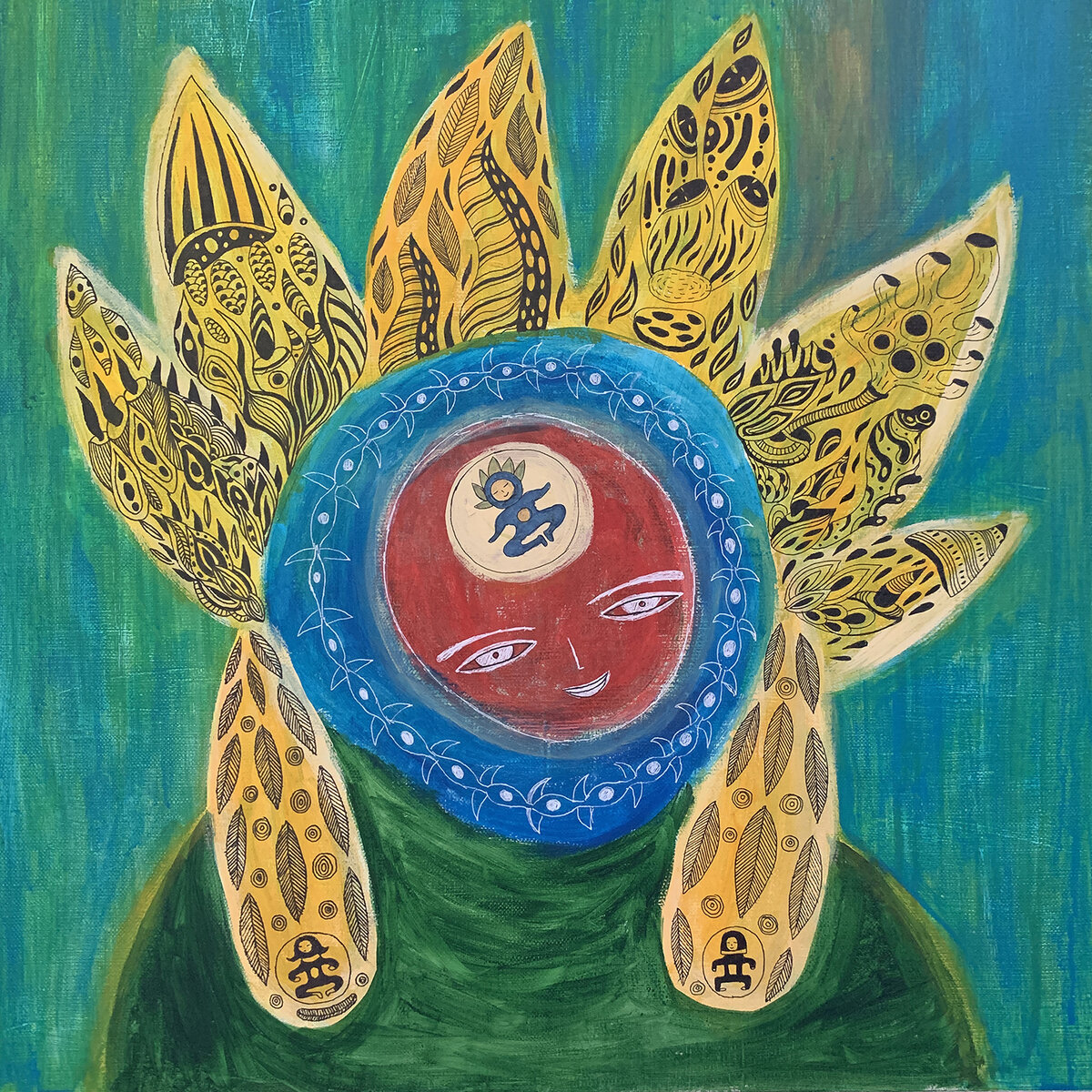 моя картина "многомерный мир"