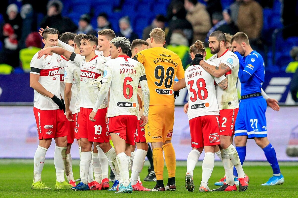 Спартаковцы заметно добавили не только в физическом плане, но и в психологическом. Фото официального сайта ФК Спартак Москва.