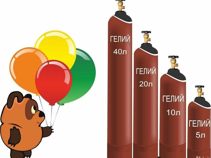 Гелий газ для воздушных шаров универсальный Tuban Crazy Helium, прозрачный - lihman.ru