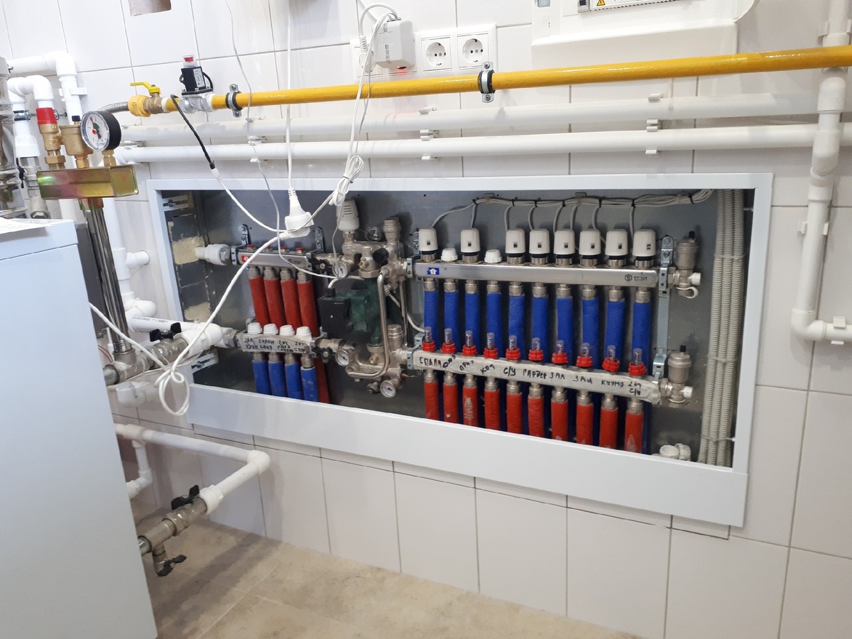 Коллекторы тёплых полов и радиаторной разводки