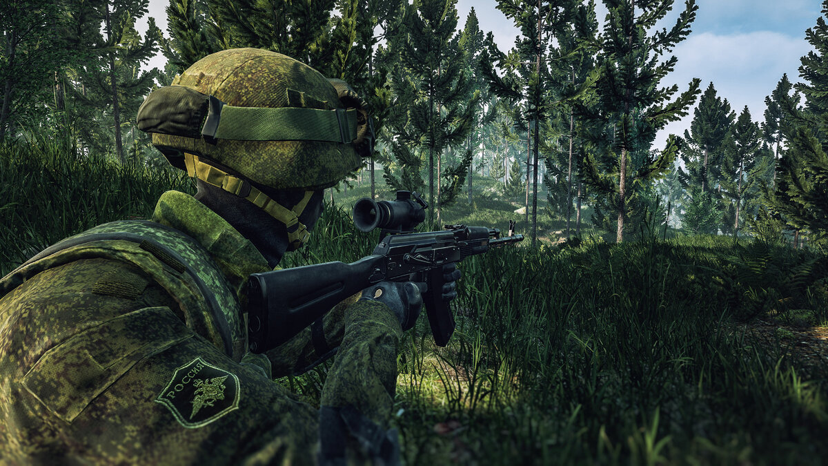 Основная цветовая схема в милитари-играх — зелено-коричневая