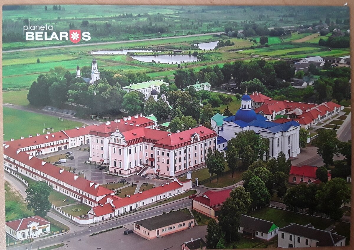 Почтовая открытка. Жировичский монастырь. Фото автора.