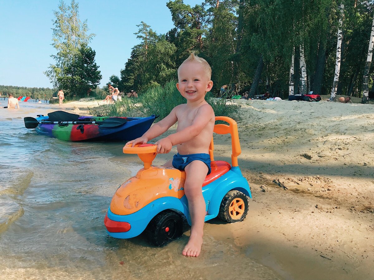 Мой сын Егор на Белом озере (Ульяновская область)