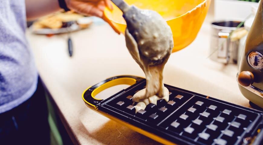 Рецепт ржаных вафель от знатного хлебопёка Алёны Спириной для сайта www.gastronom.ru