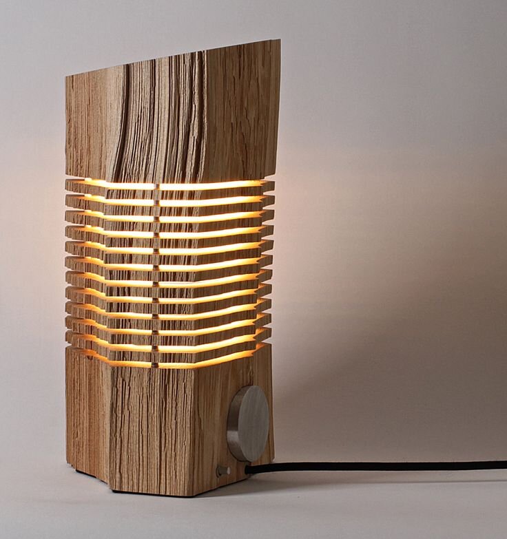 ДЕРЕВЯННЫЙ СВЕТИЛЬНИК