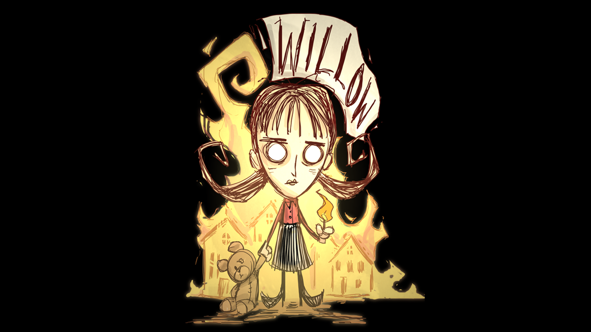 Ай донт фирс. Уиллоу DST. Донт старв. Don't Starve персонажи Виллоу. Уиллоу из донт старв