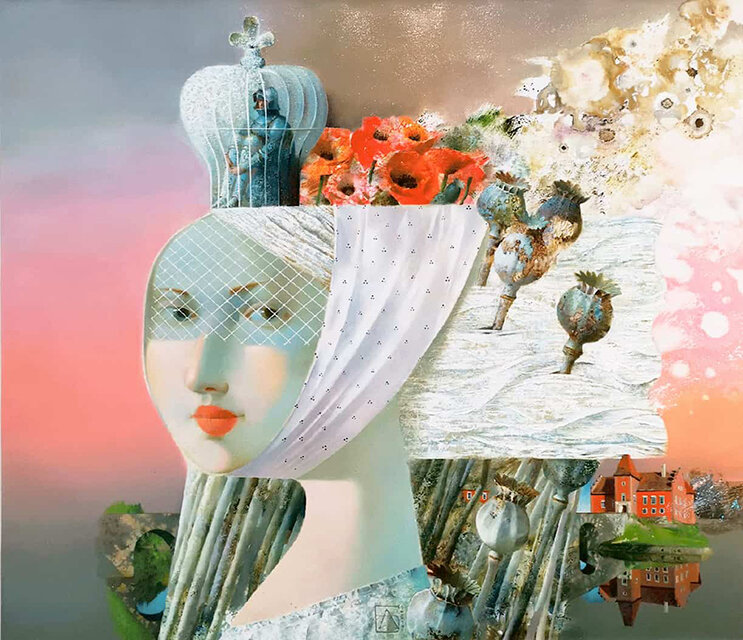 Анна Березовская "Когда цветут маки". Холст, масло. 60х70 см