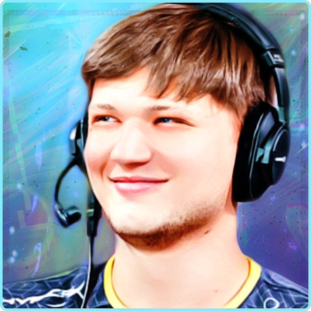 Art портрет "S1mple" выполнен дизайнером блога