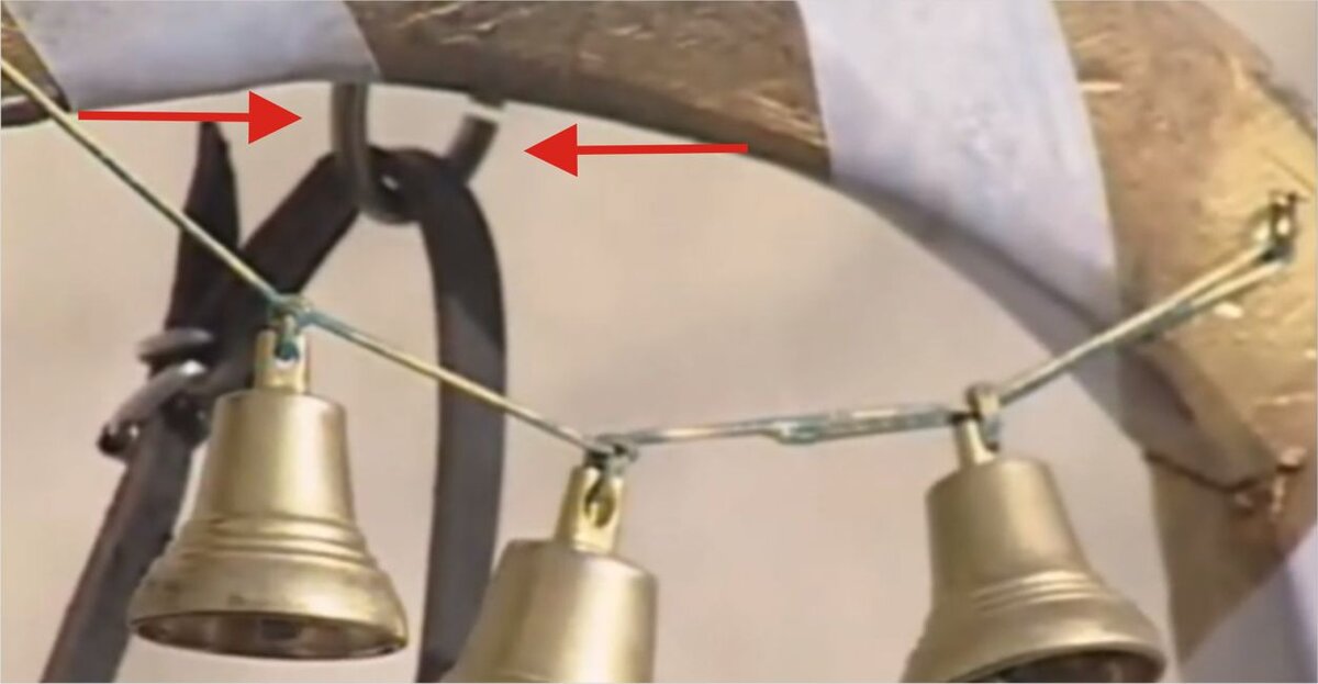 Зга - поддуговое колечко. Фото автора