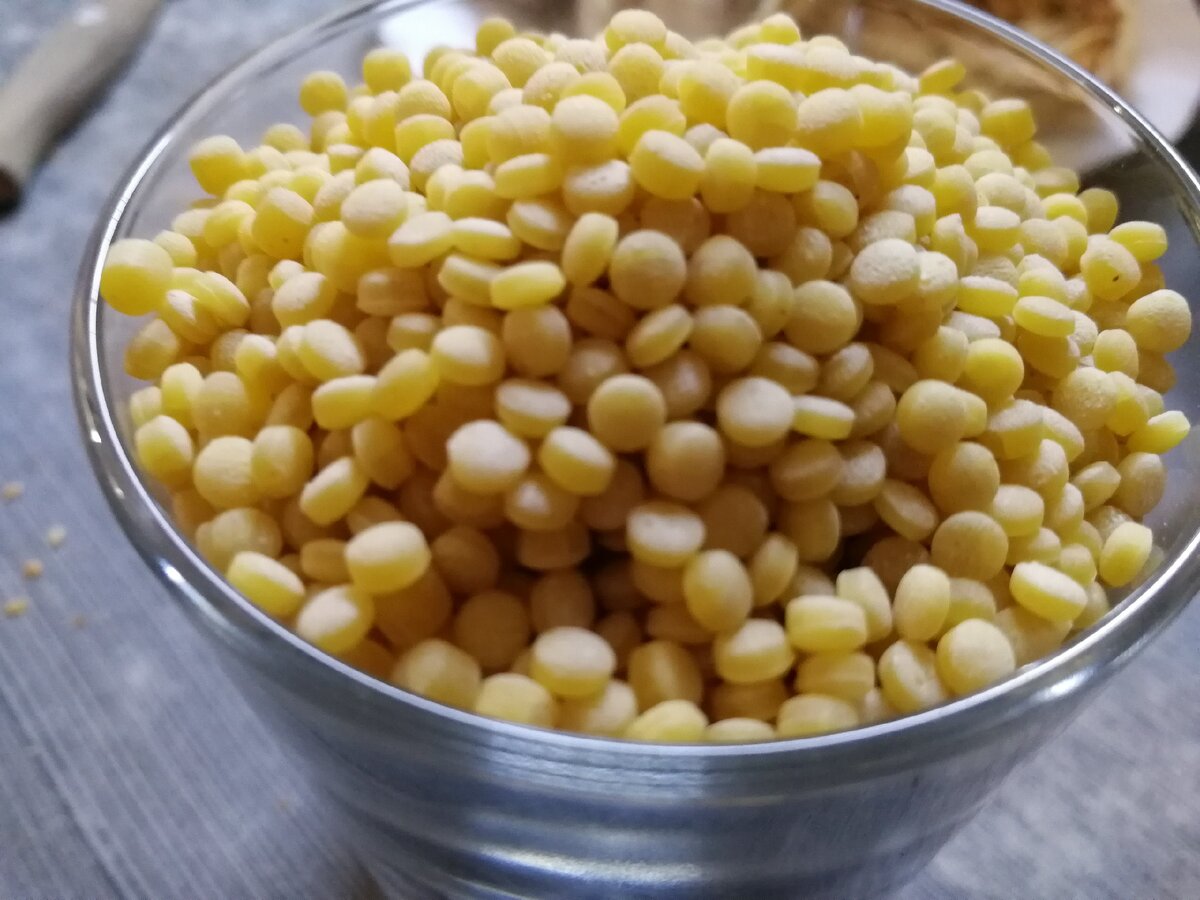 Чем-то крупинки похожи на чечевицу, да?