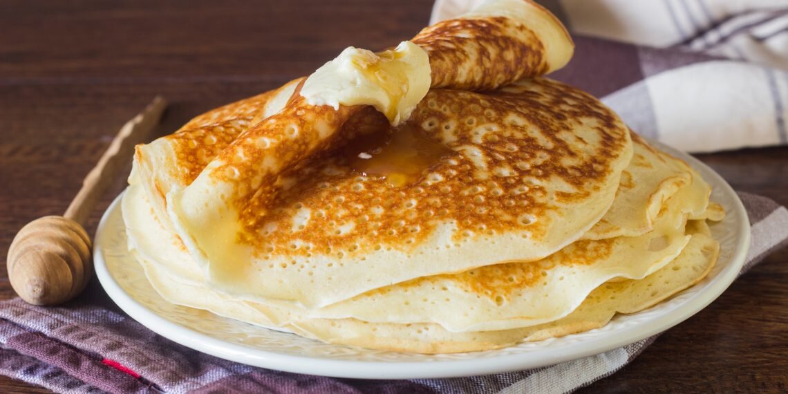 Блинчики получаются очень нежными и мягкими.