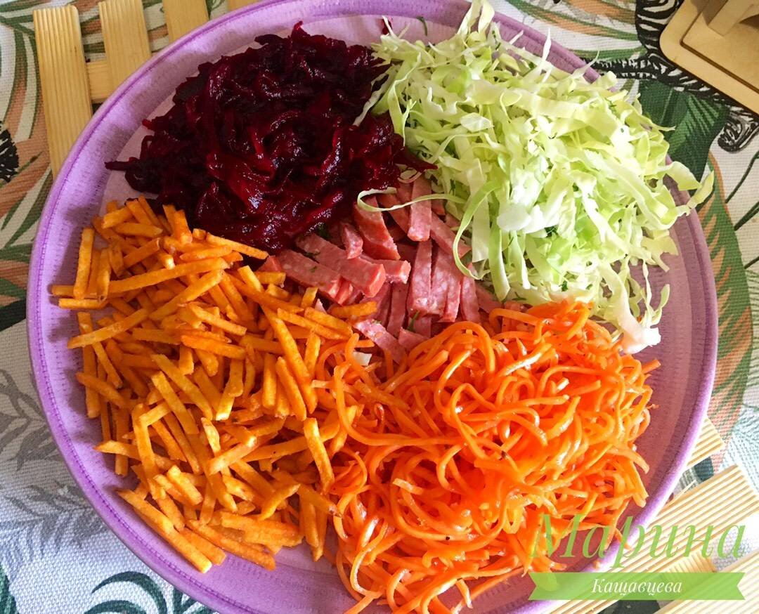 Салат «Козел в огороде» - пошаговый рецепт с фото на Готовим дома