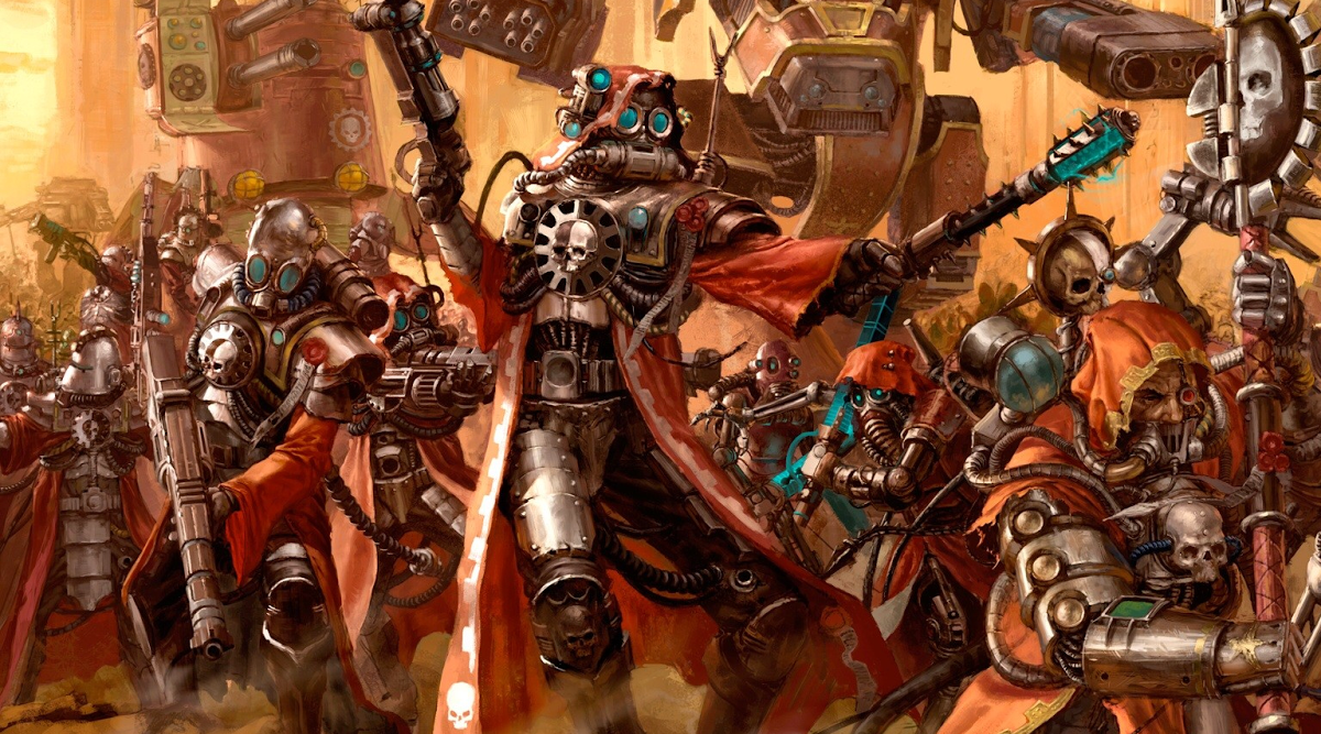 Warhammer mechanicus. Скитарии Механикум. Скитарий вархаммер 40000. Механикус Скитарии. Вархаммер 40000 Адептус Механикус.