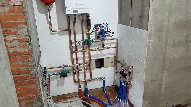 Вот такую котельную мы собрали в частном доме