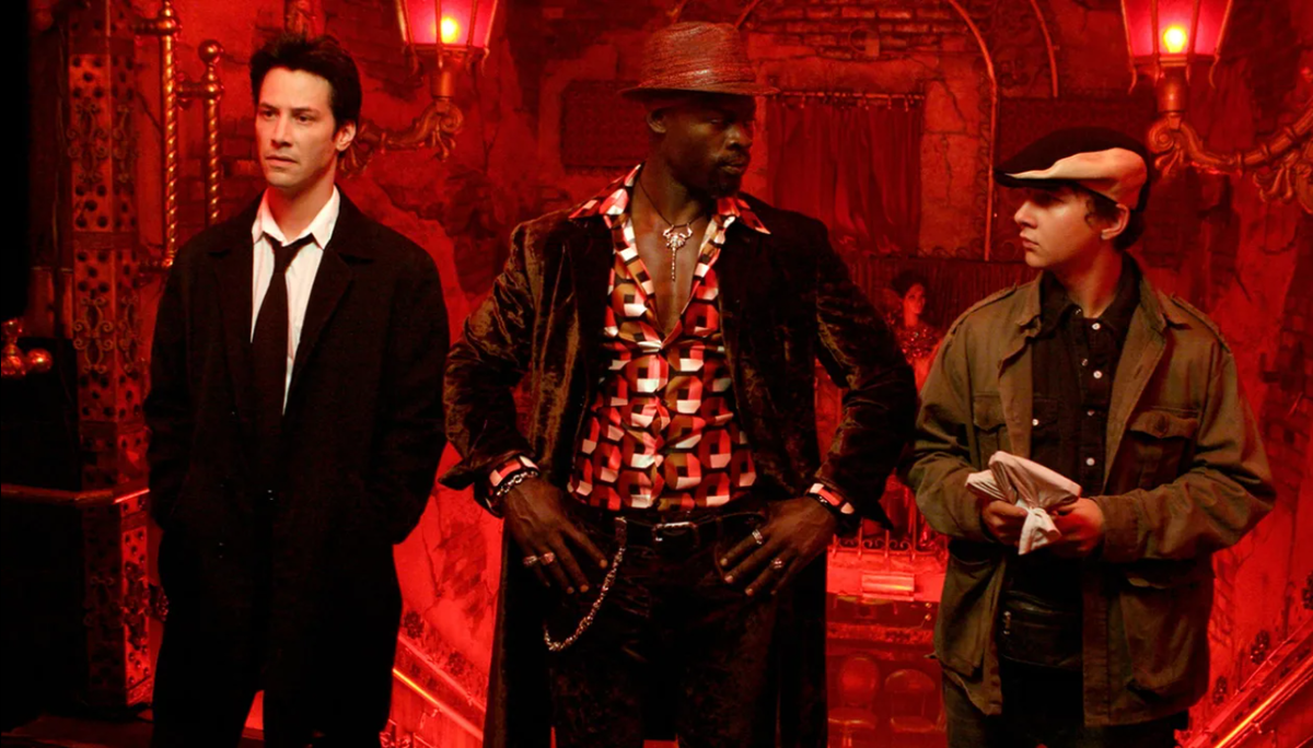 кадр из фильма. Джон Константин, Папаша Миднайт и Чесс Креймер