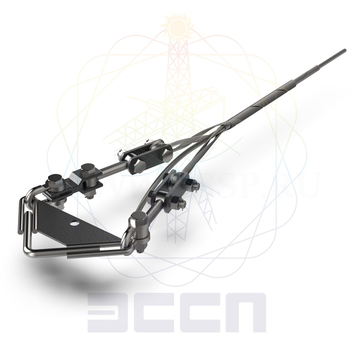 Зажимы натяжные (натяжные подвесы) НС-51-ТРИАС