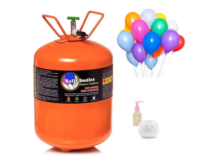 Баллон с гелием.