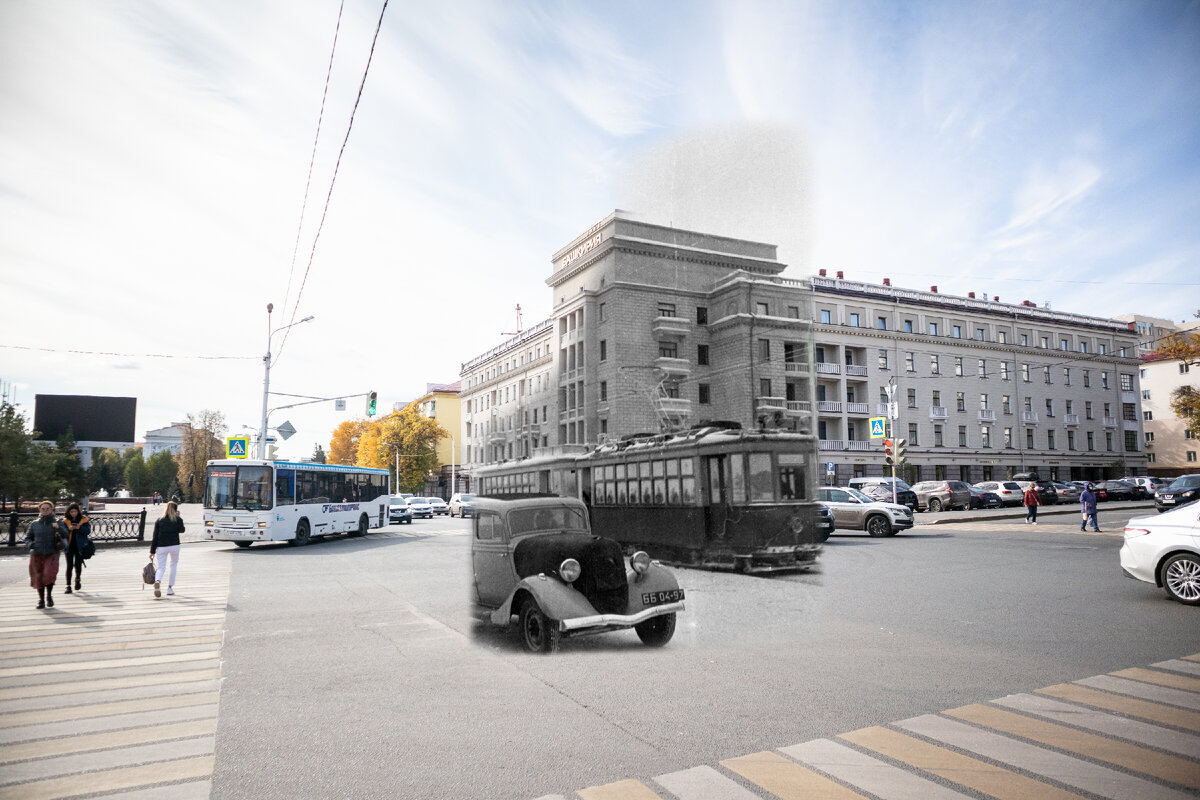 Гостиница "Башкирия" в Уфе сквозь время, 30.09.21