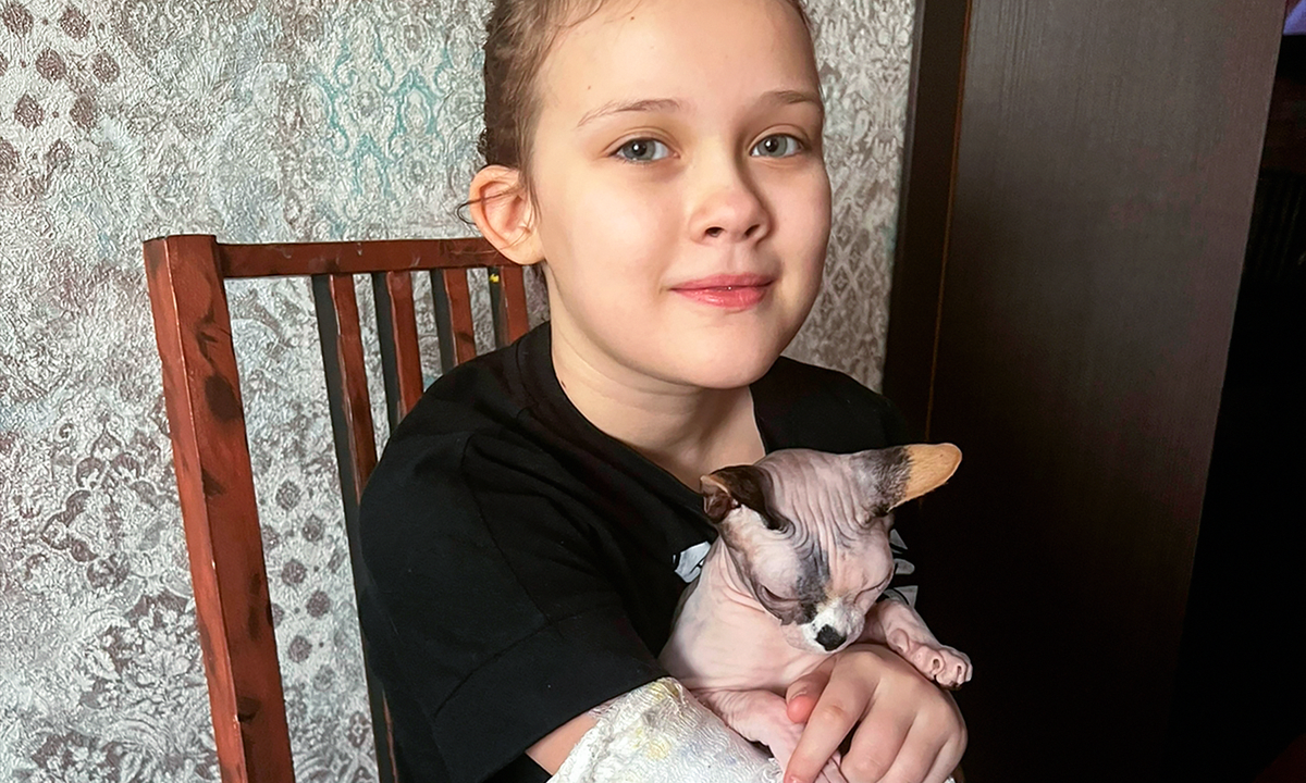 Маша Кышова, подопечная фонда "Алёша"