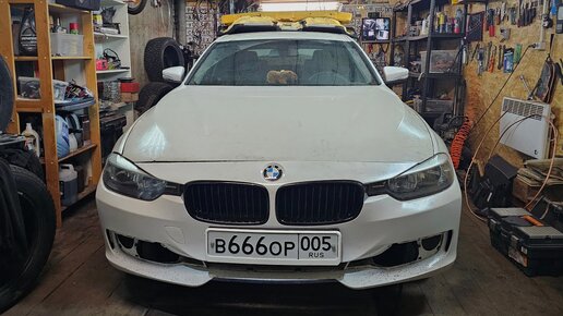 BMW F30 ЗА 230К - ПЕРВЫЙ ЗАПУСК И ВЫЕЗД - ГУР ОТ MARK 2