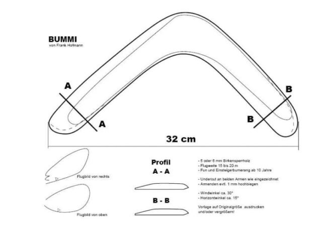 Спортивный бумеранг King Sport V-образный F1803