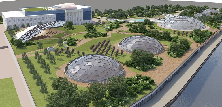 Один из вариантов антуража будущего парка