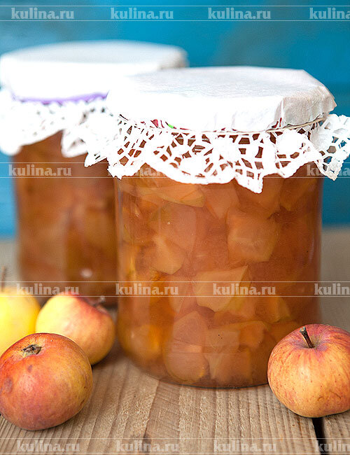 Яблочное варенье "Янтарное" 