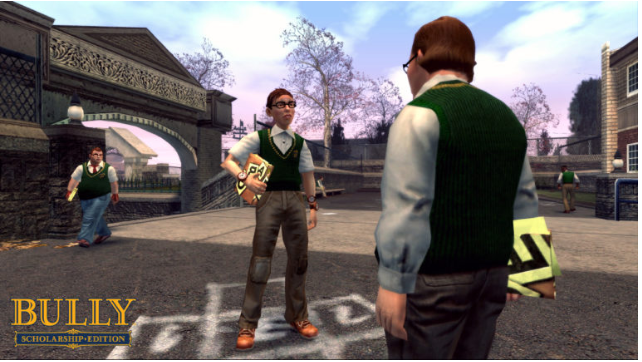 Игра Bully, сперва вышла на PS2 в 2006 году