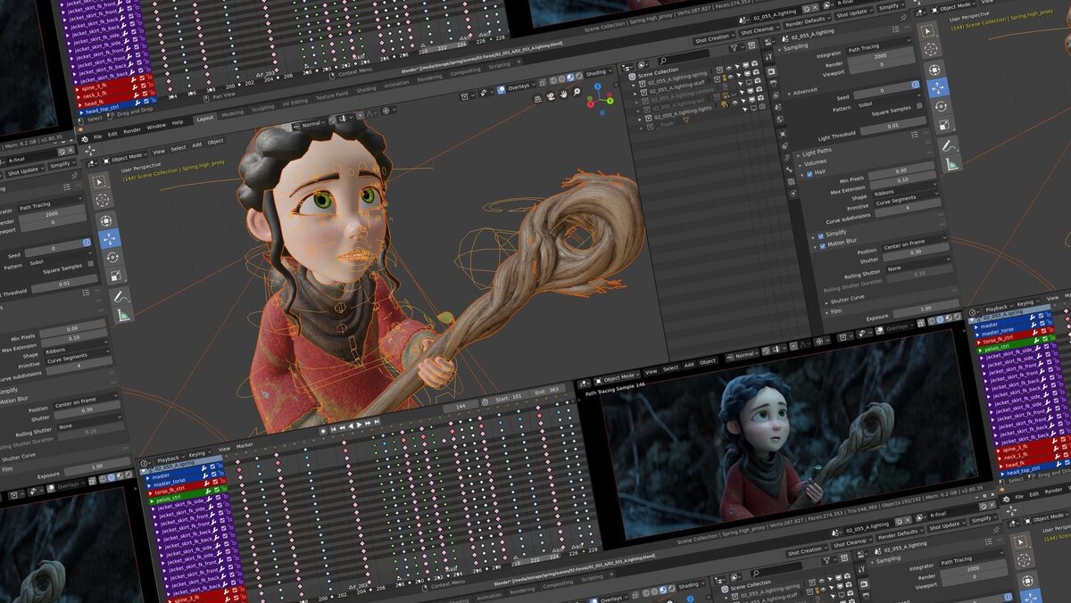 Команда Blender получили финансирование от NVIDIA | Games4Linux | Дзен