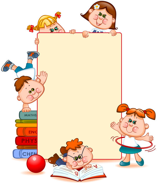 Источник https://freedesignfile.com/upload/2016/12/Cartoon-school-children-with-blank-paper-vector-07.jpg