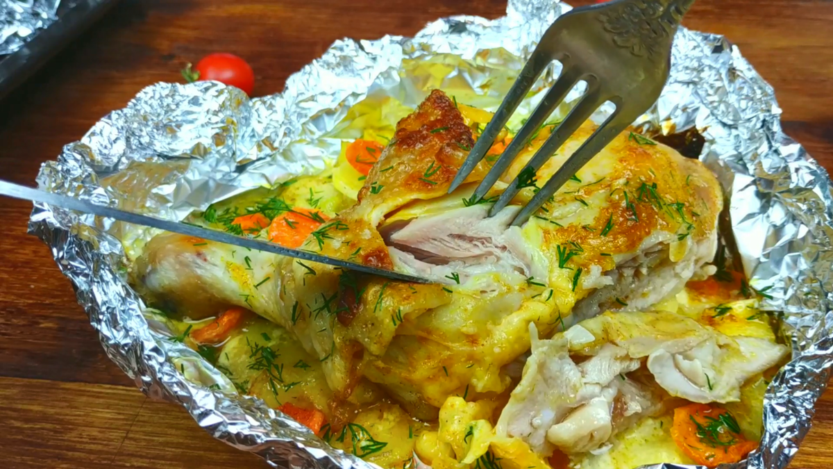 Курица в духовке: давно отказалась от других рецептов, потому что вкуснее и сочнее не ела