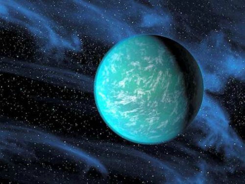 Экзопланета Kepler-22b в представлении художника