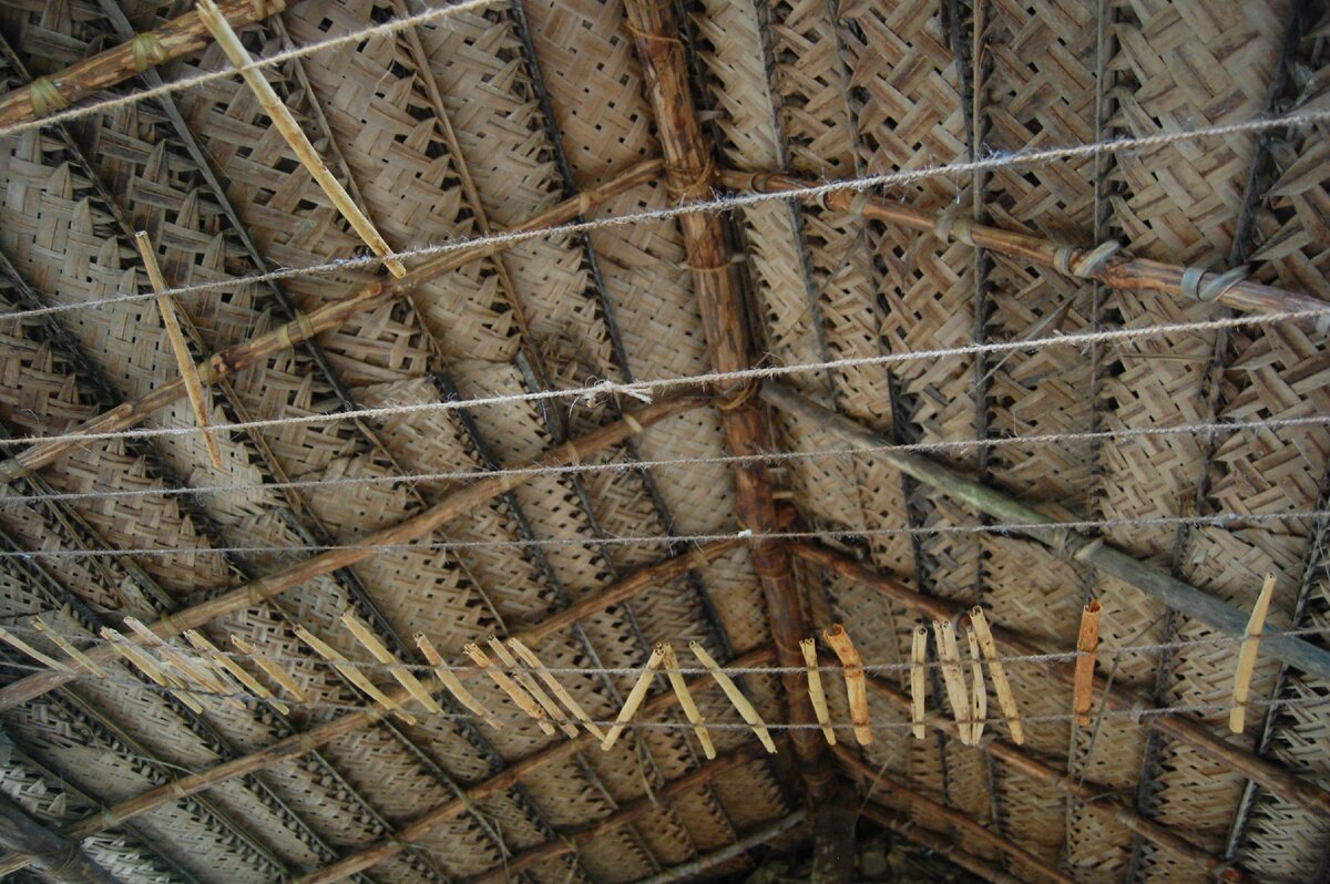 Некоторые жители Шри-Ланки живут в домах, где стены из плетённого каркаса заполнены глиной