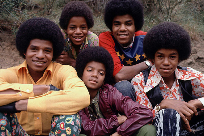 Группа «The Jackson 5» , фото в цвете. 