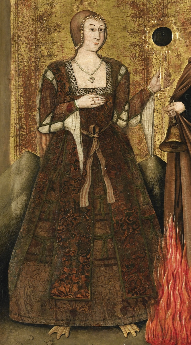 Деталь "Искушения Св. Антония", Пере Жирард, 1470-е. (с) Из частной коллекции 