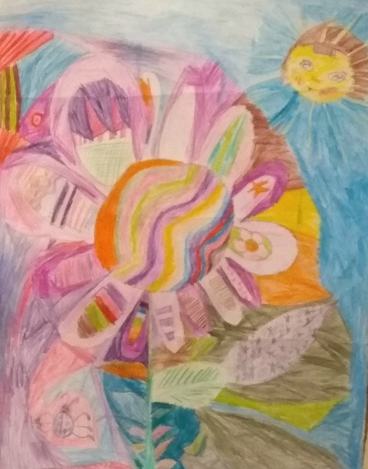 Рисунок моей племянницы. Если судить по рисунку, с открытостью у нее все в порядке