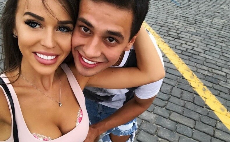 Даня Сахнов и Таня Строкова
​Фото: Instagram