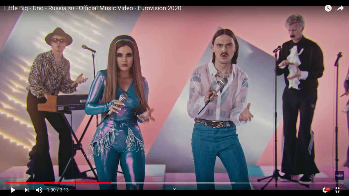 Кадр из клипа Little Big "Uno". Источник: https://www.youtube.com/watch?v=L_dWvTCdDQ4