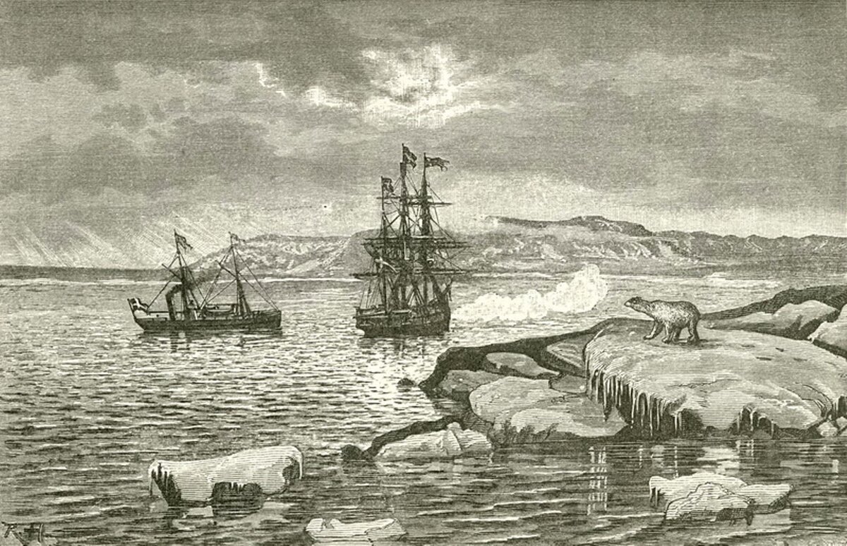 Иллюстрация экспедиции Челюскина. Источник: https://ok.culture.ru/