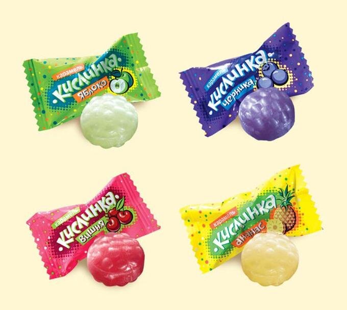 У меня аж скулы свело. Самая любимая была с черникой. 