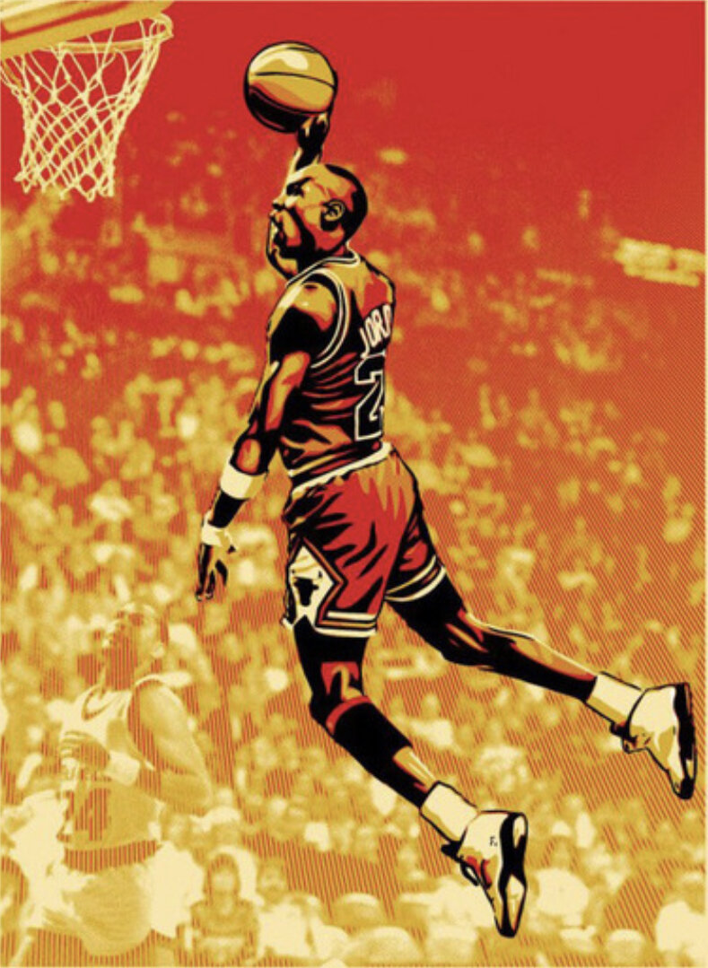 Джордан НБА плакат