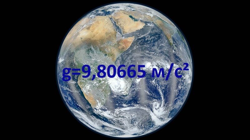 g=9,80665 м/с²