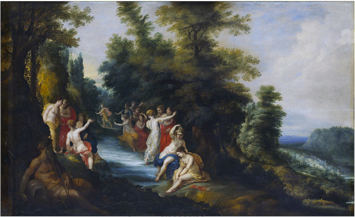 Артемида (Диана) и Актеон —  Jan Tilens (1589–1630) и  Hendrick van Balen (1573–1632)