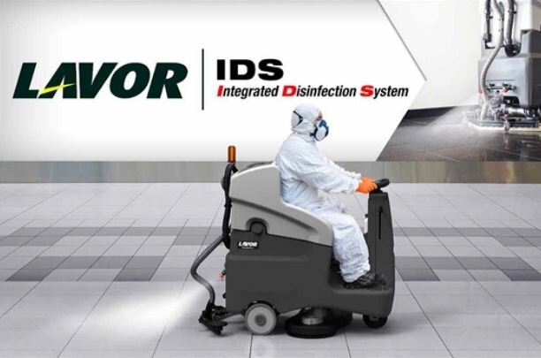 Поломоечная машина с системой дезинфекции от коронавируса, которая позволяют избавиться от грязи, микробов и бактерий